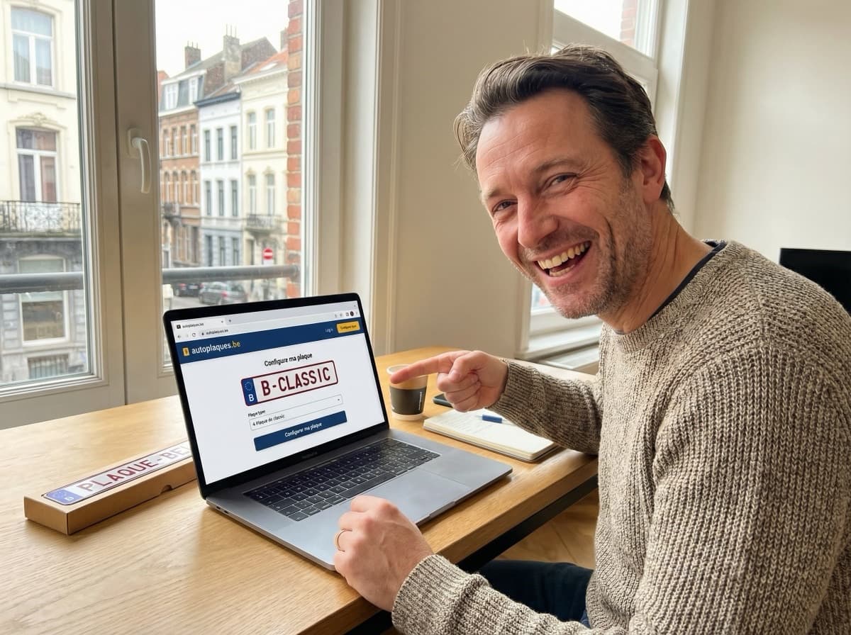 Configurateur de plaque d'immatriculation belge en ligne